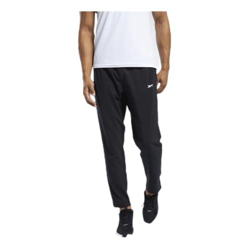 Reebok Men's Workout Ready Woven Pants, Black, EU on sale