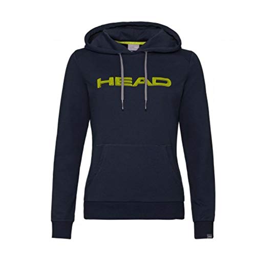 HEAD Women's Club Rosie Hoodie Sweatshirt, Dark Blue/Yellow, EU on Sale