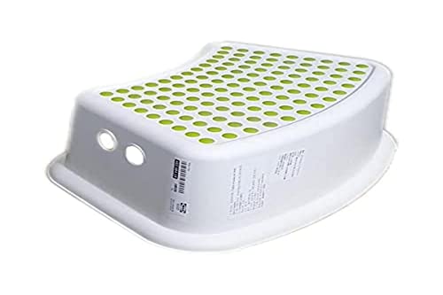 IKEA children's stool FÖRSIKTIG, white/green