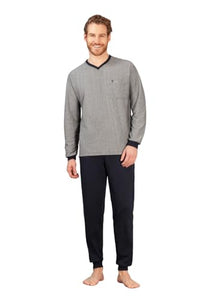 Thumbnail for hajo - Klima Light - Pyjamas (54 Navy) on sale