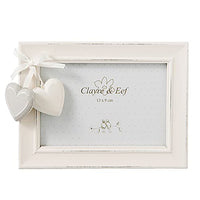 Thumbnail for Clayre & Eef 2F0477 Picture/Picture frame/Photo frame hearts 16x2x12 cm / (13x9 cm) in country house style Vintage Deco on sale