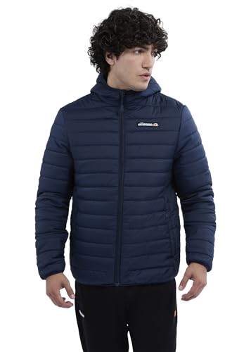 ellesse Men's Ladruns Padded Jacket, Navy, on Sale