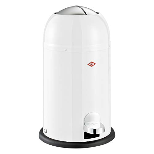 Wesco 180 312 Kickmaster Junior waste bin 12 liters white on sale