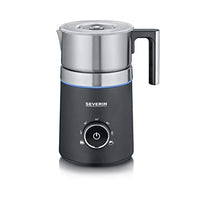 Thumbnail for SEVERIN SPUMA 700 induction milk frother, electric milk frother without burning, dishwasher-safe milk frother, brushed stainless steel/matte black, SM 3586
