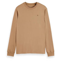 Thumbnail for Scotch & Soda Men's Regular Fit Essential Logo Ls T-Shirt, Desert Sand 3549, EU on sale