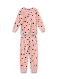 Thumbnail for Sanetta Mädchen-Schlafanzug Rosa aus Nicki | Hochwertiger und bequemer Schlafanzug aus Nicki für Mädchen. Pyjamaset für Mädchen 128 im Sale