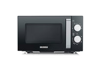 Thumbnail for SEVERIN 2-in-1 Mikrowelle mit Grill, Nutzung auf 2 Ebenen, flacher Glasboden statt Drehteller mit -Nutzfläche für eckiges Geschirr, leichte Reinigung, Mikrowellengerät, 20L, Schwarz, MW 7762 im Sale