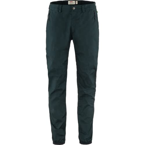 Fjallraven 86666-555 Vardag Trousers Pants Herren Dark Navy im Sale