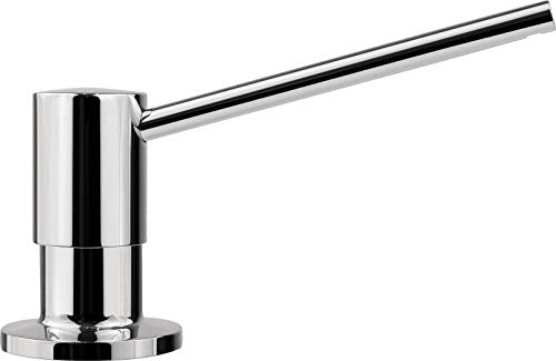 BLANCO TORRE Spülmittelspender in chrom | Passend zu allen BLANCO-Küchenarmaturen | Bequem von oben zu befüllen | Spüli | Seifenspender | 35 mm Lochbohrung erforderlich | Flascheninhalt 300 ml im Sale