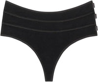 Thumbnail for Calvin Klein 3 Pack Thong (Low-Rise) Women's String Thongs, White (White/White/White), on Sale