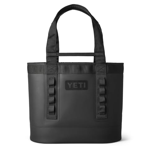 YETI Camino 35 Carrying Bag with Internal Dividers, All-Purpose Bag, Boating and Beach Bag, Durable, Waterproof, Black, Shoulder Bag