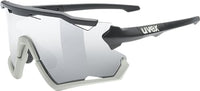 Thumbnail for uvex sportstyle 228 - Sportbrille für Damen und Herren - beschlagfrei - abnehmbarer Rahmen - black sand matt/silver - one size im Sale