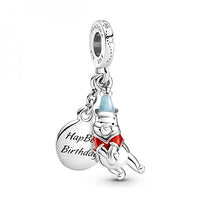 Thumbnail for PANDORA DISNEY Charm Anhänger Winnie the Pooh Silber, rot und blau Emaille 799385C01 im Sale