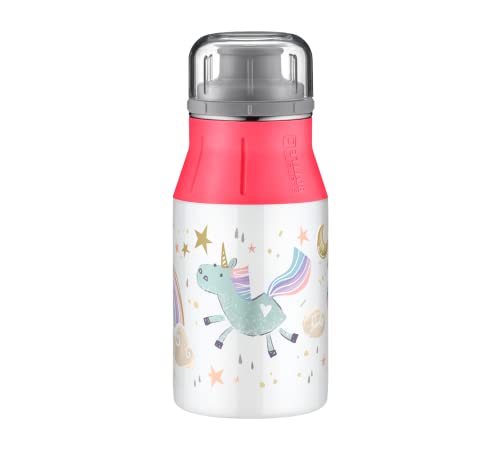 alfi KIDS BOTTLE 400ml, rainbow, children's drinking bottle made of stainless steel, absolutely leak-proof with screw cap, lightweight and robust bottle, for carbonated drinks, no fingerprints, BPA-free on sale