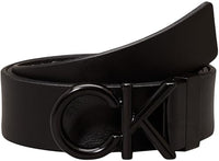 Thumbnail for Calvin Klein ADJ/REV CK METAL BOMBE MONO 35MM Verstellbarer/umkehrbarer Gürtel Herren, Schwarz (Ck Black Smooth/Classic Mono), 95 im Sale