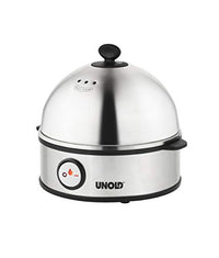 Thumbnail for UNOLD 38626 EGG COOKER Noble - 360 W, insert for 1 to 7 eggs, cooking bowl, stainless steel/black, BPA-free, on sale