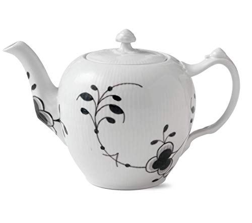 Royal Copenhagen Teekanne, Porzellan, Schwarz im Sale