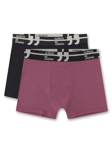 Sanetta Jungen-Hipshorts (Doppelpack) Lila | Hochwertige und nachhaltige Unterhose für Jungen aus Baumwolle. Inhalt: 2er Set Unterwäsche für Jungen 164 im Sale