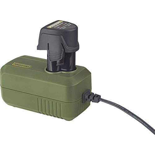 Proxxon 29890 Charger/Battery Quick Charger LG/A, with integrated temperature monitoring, LED display, input: 100-140 V, output: 12.6 V, 2 A, 140 V