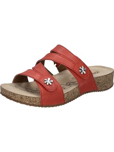 Josef Seibel Women's Mules Tonga 82, Women's Slipper, Width G (Normal), Backless Slipper, Garden Shoes, Summer Shoes, Red, 39 EU on Sale