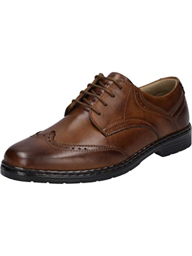 Josef Seibel Men's Business Shoes Alastair 14, Width K (Extra Wide), Removable Footbed, Lacing, Lace-up Shoes, Lace-up, Cognac, 41 EU on Sale