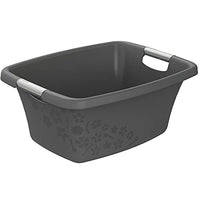 Thumbnail for Rotho Flowers Wäschekorb 25l, Kunststoff (PP) BPA-frei, blau, 25l (50.5 x 38.3 x 21.8 cm) im Sale