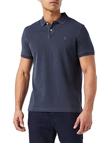 Marc OߴPolo Men's Short-Sleeved Polo Shirt Made of Organic Cotton, Regular Fit, Grey (Grey), on Sale
