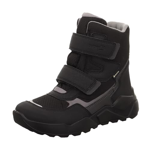 Superfit Jungen ROCKET warm gefütterte Gore-Tex Stiefel, SCHWARZ/HELLGRAU 0000 im Sale