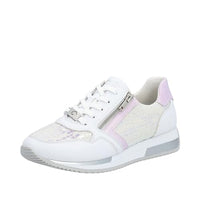 Thumbnail for Remonte women's D0H12 sneakers, white/offwhite/lilac/80, EU on sale