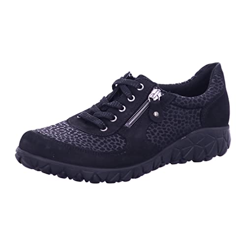Waldläufer Damen Sneaker Schuhe Havy Soft Schnürschuh Leder-/Textilkombination Sport Halbschuhe Uni im Sale