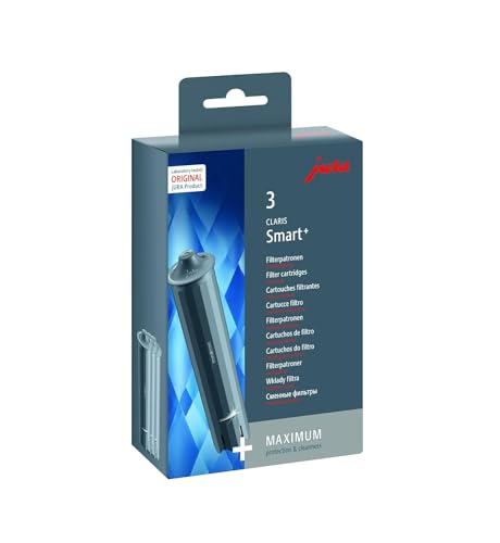 JURA original - CLARIS Smart+ Filterpatrone mit automatischer Filtererkennung - TÜV-zertifizierte Hygiene - 3er-Pack - 24233, Grau im Sale