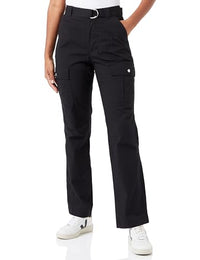 Thumbnail for DKNY Women's Belted Cargo Pants, Pristine, 8 on sale