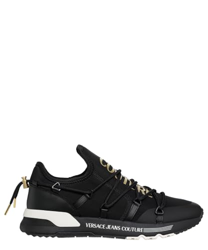 VERSACE JEANS COUTURE men's dynamic sneakers black EU on sale