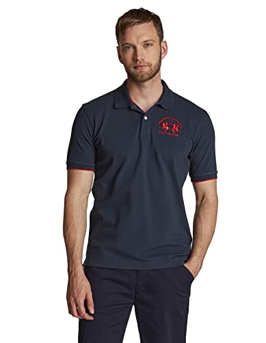 La Martina - Herren-Poloshirt Regular fit, Marineblau, Man im Sale