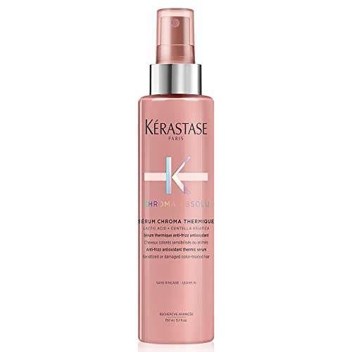 Kérastase Serum für strapaziertes oder geschädigtes, coloriertes Haar, Anti-Frizz Effekt, Sérum Chroma Thermique, Chroma Absolu, 150 ml im Sale