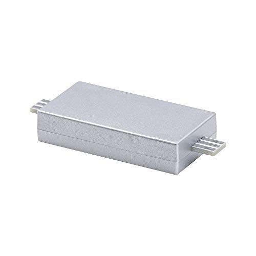 Paulmann 99971 Möbelleuchte Clever Connect Verbinder Barre 50x25mm Chrom matt Arbeitslicht Küchenlampe Kunststoff im Sale