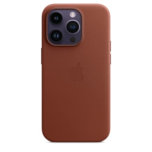 Apple iPhone 14 Pro Leder Case mit MagSafe - Umbra  im Sale