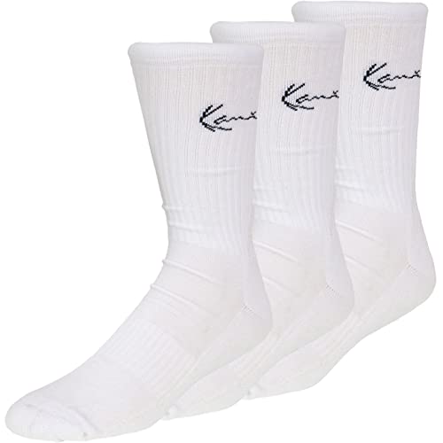 Karl Kani Signature Socks Socken 3er Pack (white, 43-46) im Sale