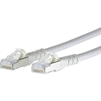 Thumbnail for METZ Connect 1308451088-E RJ45 Netzwerkkabel, Patchkabel CAT 6a S/FTP 1.00m Weiß mit Rastnasenschut im Sale