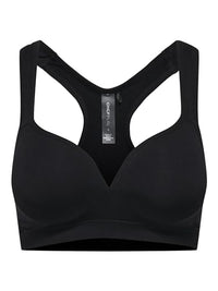Thumbnail for ONLY Women's Onpmartine Seamless Bra Opus Sports Bra, Black (Black Detail:solid), EU on sale