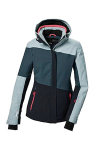 Thumbnail for killtec Damen Skijacke/Funktionsjacke mit abzippbarer Kapuze und Schneefang KSW 67 WMN SKI JCKT, hellpetrol, 38, 41961-000 im Sale
