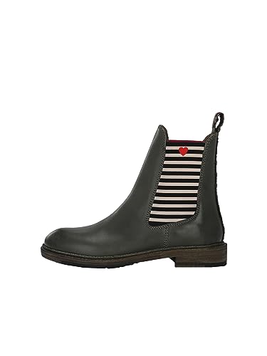 CRICKIT Chelsea Boot Damen Nadine | Chelsea Boot Stiefelette für Damen aus 100% Leder | Herz mit Streifen im Sale