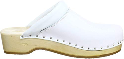 Berkemann Unisex Soft-Toeffler Clogs, Weiß (weiß 100), EU im Sale