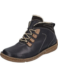 Thumbnail for Josef Seibel Damen Schnürstiefeletten Neele 57,Weite G (Normal),Wechselfußbett,uebergangsstiefel,schnürboots,schwarz-Kombi,39 EU im Sale