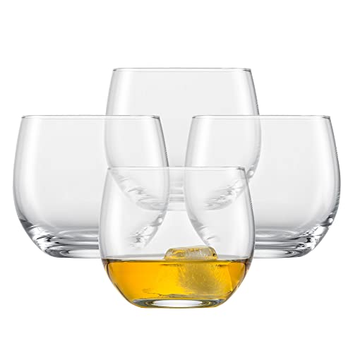 SCHOTT ZWIESEL Whiskyglas For You (4er-Set), bauchige Tumbler für Whisky, spülmaschinenfeste Tritan-Kristallgläser, Made in Germany (Art.-Nr. 121876), Kristall im Sale