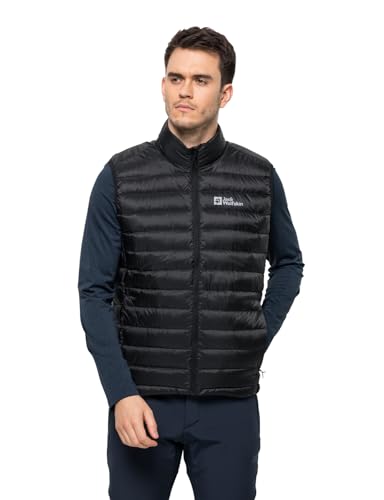 Jack Wolfskin Herren Pack & GO DOWN Vest M, Black, im Sale