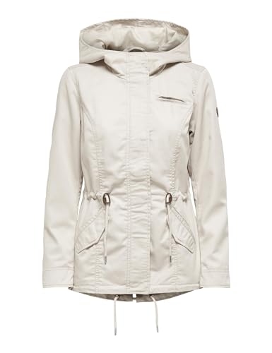 ONLY Women's Short Coat Transition Jacket ONLLorca Canvas Parka 15216452 Blue Graphite on Sale