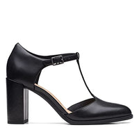 Thumbnail for Clarks Damen Freva85 Bar Pump, Black Leather, EU im Sale