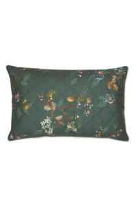 Thumbnail for PiP Studio Zierkissen Kawai Flowers Farbe Dunkelgrün im Sale