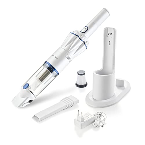Genius A28178 Invictus One Version 1.0 Set 9 teilig weiß - Beutelloser und kabelloser Akku Handstaubsauger 90 W BLDC Motor + Zubehör, PP, Edelstahl im Sale